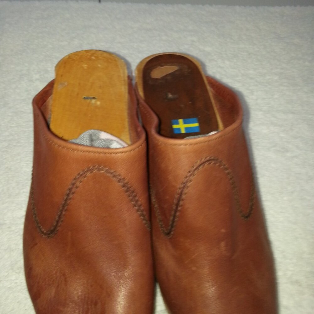 Vintage Swedish MIA Women's Clogs 1980s - Picture 5 of 14